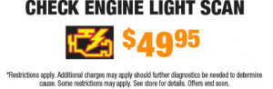Check Engine Light Scan from $49.95